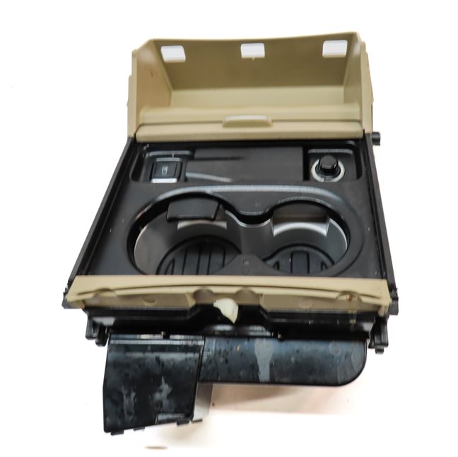 Thumbnail 8: 2014 MERCEDES GL450 (X166) FRONT CENTER CONSOLE HEATED COOLED CUP HOLDER (Beige)