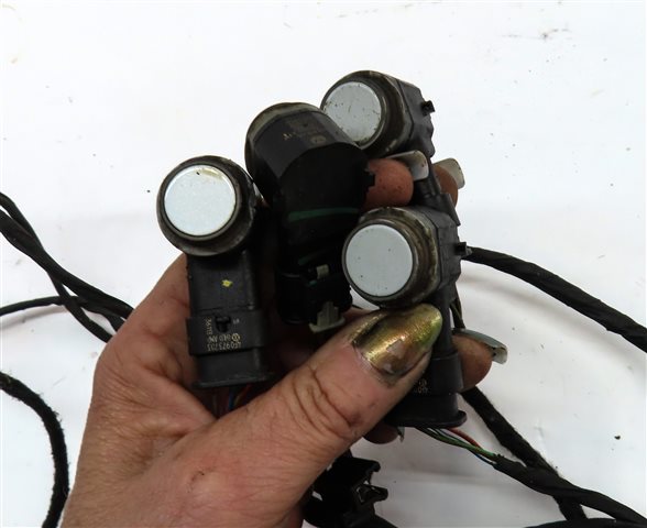 Thumbnail 5: 14 AUDI A6 C7 4G REAR PARK ASSIST PDC DISTANCE CONTROL WIRE SENSOR SET/4 (White)