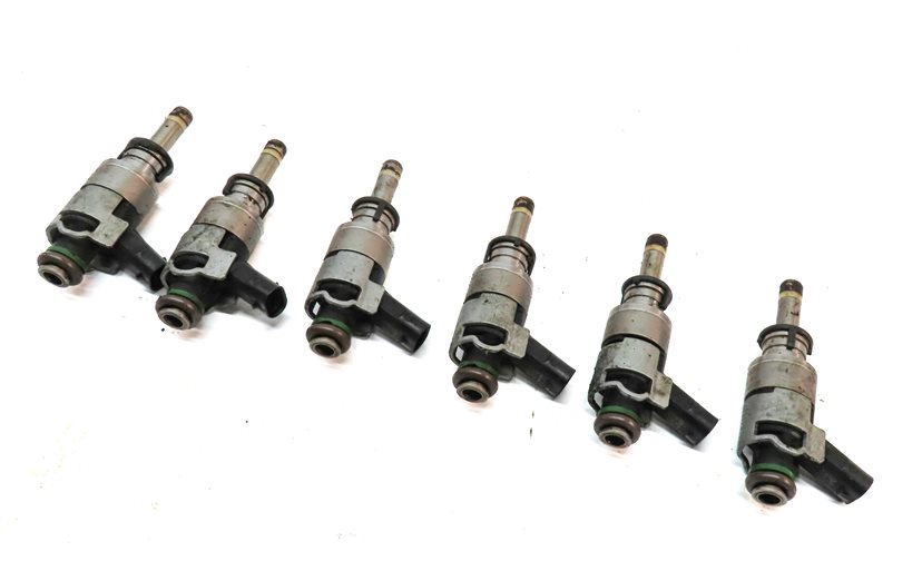 Thumbnail 1: 2011-2015 AUDI A6 A7 A8 Q5 Q7 S4 S5 (C7 D4 4L B8 8R 8T) 3.0L FUEL INJECTOR SET 6