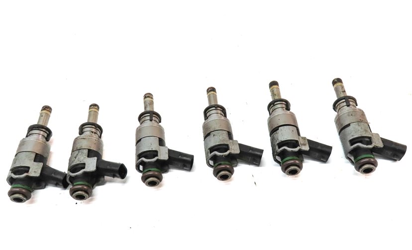Thumbnail 2: 2011-2015 AUDI A6 A7 A8 Q5 Q7 S4 S5 (C7 D4 4L B8 8R 8T) 3.0L FUEL INJECTOR SET 6