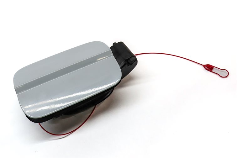 Thumbnail 1: 2012-2018 AUDI A6 S6 (C7) FUEL TANK DOOR LID COVER TRIM w/ HOUSING (White)