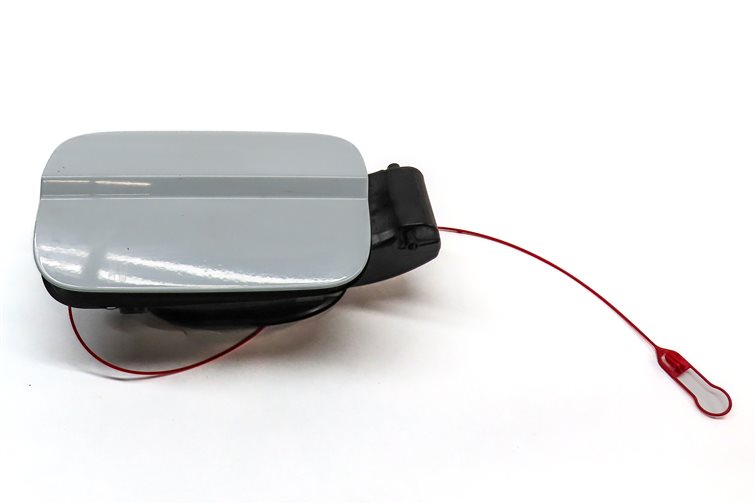 Thumbnail 2: 2012-2018 AUDI A6 S6 (C7) FUEL TANK DOOR LID COVER TRIM w/ HOUSING (White)