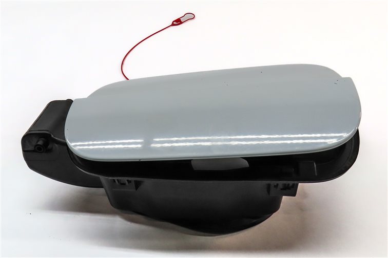 Thumbnail 4: 2012-2018 AUDI A6 S6 (C7) FUEL TANK DOOR LID COVER TRIM w/ HOUSING (White)