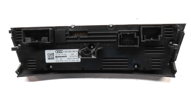 Thumbnail 6: 2014 AUDI A6 (C7 4G) FRONT CENTER DASH HEAT AIR AC HVAC CLIMATE CONTROL PANEL
