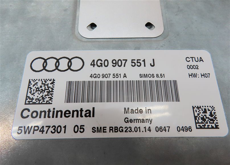 Thumbnail 16: 14 AUDI A6 C7 4G 3.0L SUPER CTUA SPEEDOMETER ECM BCM IMMOBILIZER KEY SET (142k)
