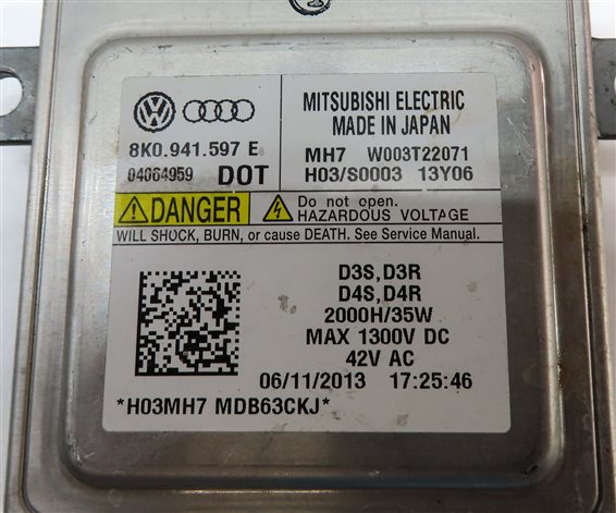 Thumbnail 4: 2014 AUDI A6 (C7 4G) FRONT LEFT DRIVER HEADLIGHT LAMP BALLAST MODULE