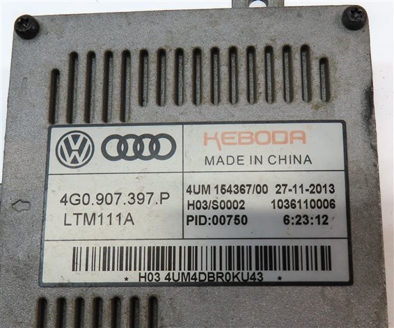 Thumbnail 5: 2014 AUDI A6 (C7 4G) FRONT RIGHT PASSENGER DAYTIME RUN LAMP DRL BALLAST MODULE