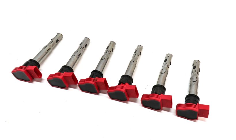 Thumbnail 1: 2005-2017 AUDI A4 S4 A5 S5 A6 S6 A7 A8 Q5 SQ5 Q7 R8 S8 IGNITION COIL SET 6