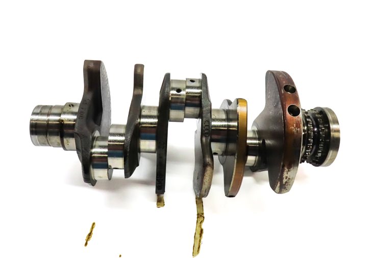 Thumbnail 6: 2014 AUDI A6 (C7 4G) 3.0L SUPER (CTUA) ENGINE MOTOR CRANK SHAFT CRANKSHAFT