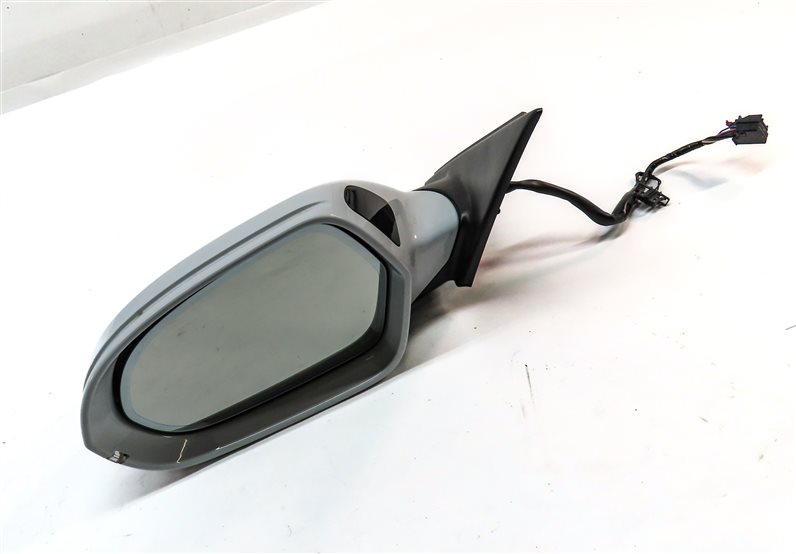 AUDI 14-18 A6 (17 S6) LEFT DRIVER DOOR MIRROR PFOLD HEAT MEMORY AUTODIM (White)