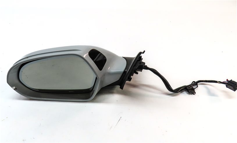 Thumbnail 3: AUDI 14-18 A6 (17 S6) LEFT DRIVER DOOR MIRROR PFOLD HEAT MEMORY AUTODIM (White)