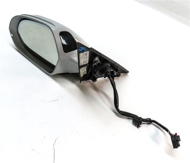 Thumbnail 4: AUDI 14-18 A6 (17 S6) LEFT DRIVER DOOR MIRROR PFOLD HEAT MEMORY AUTODIM (White)