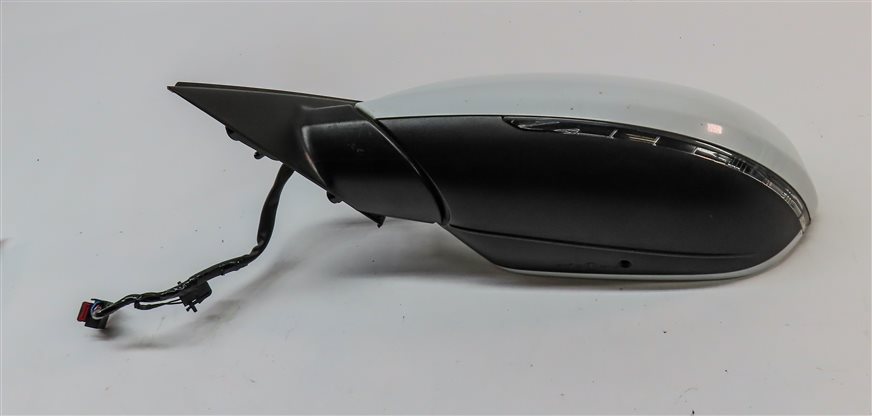 Thumbnail 8: AUDI 14-18 A6 (17 S6) LEFT DRIVER DOOR MIRROR PFOLD HEAT MEMORY AUTODIM (White)