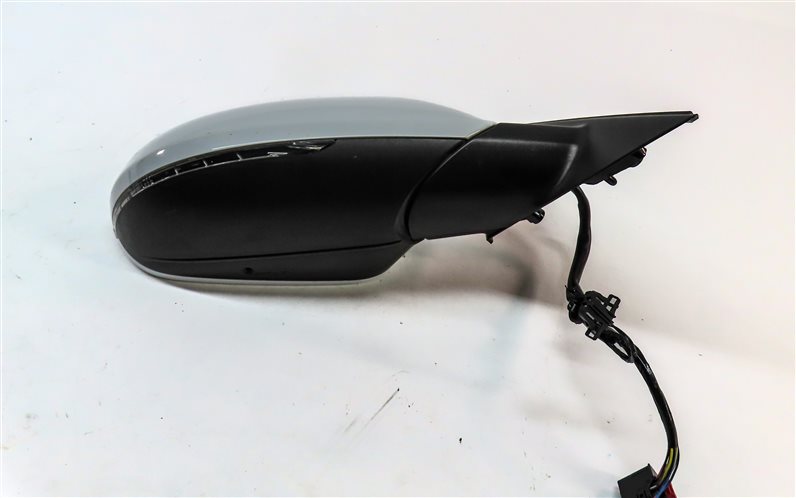 Thumbnail 6: AUDI 14-18 A6 (17 S6) RIGHT DOOR MIRROR PFOLD HEATED MEMORY AUTODIM (White)
