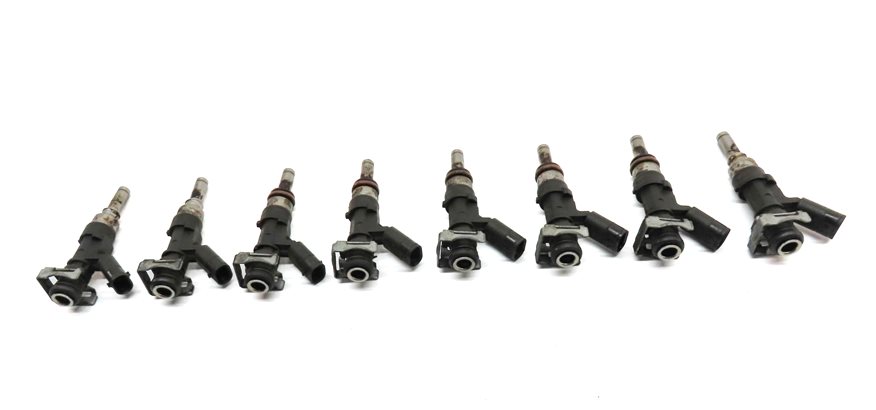 Thumbnail 2: 07-15 MERCEDES C63 CL63 E63 ML63 S63 SL63 CLK63 CLS63 R63 AMG FUEL INJECTOR SET