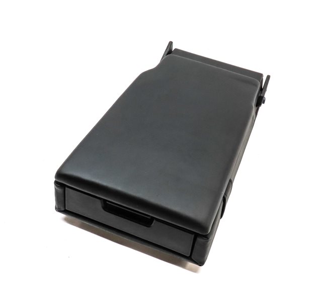 06-11 MERCEDES CLS CLASS W219 REAR CENTER SEAT ARMREST CONSOLE CUPHOLDER (Black)
