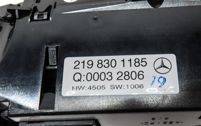 Thumbnail 6: 06-08 MERCEDES CLS500 CLS550 CLS55 CLS63 AMG (C219) HEATER TEMPERATURE CONTROL
