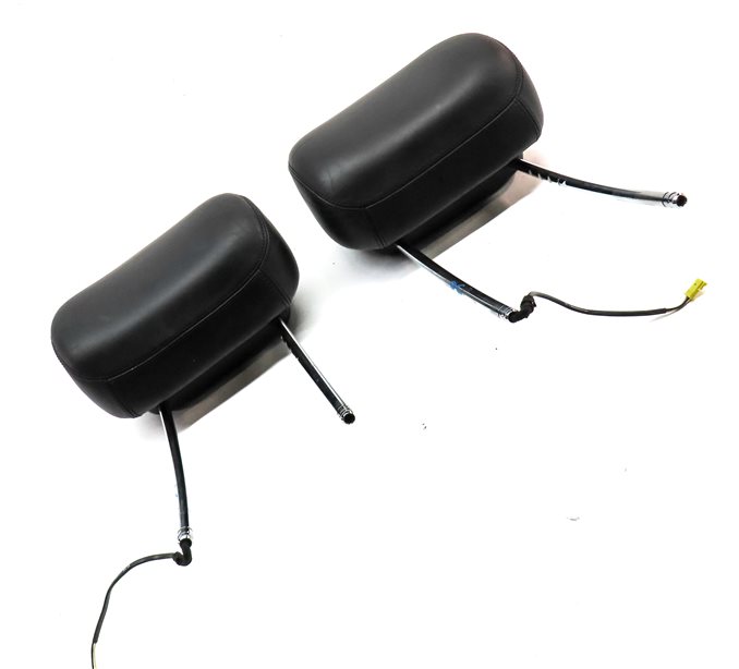 Thumbnail 3: 07-11 MERCEDES CLS63 CLS550 W219 FRONT LEFT & RIGHT SEAT HEADREST SET/2 (Black)