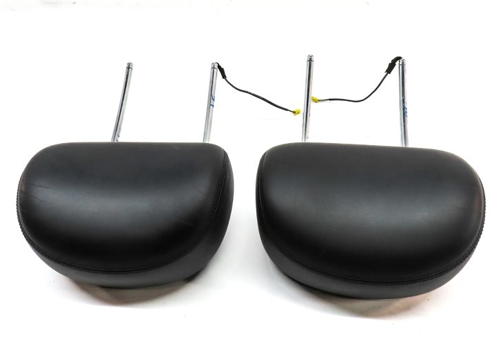 Thumbnail 4: 07-11 MERCEDES CLS63 CLS550 W219 FRONT LEFT & RIGHT SEAT HEADREST SET/2 (Black)