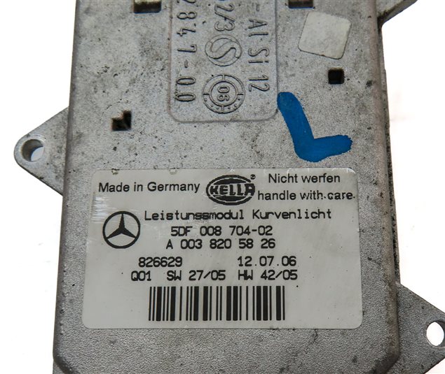 Thumbnail 8: 2007 MERCEDES CLS63 AMG (W219) FRONT LEFT DRIVER HEADLIGHT LAMP MODULE SET/2