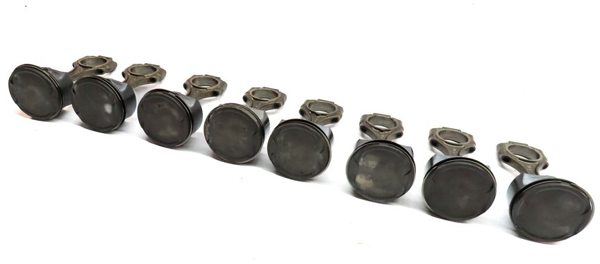 07-15 MERCEDES C CL E ML S CLK CLS R 6.3L AMG PISTON & CONNECTING ROD SET/8