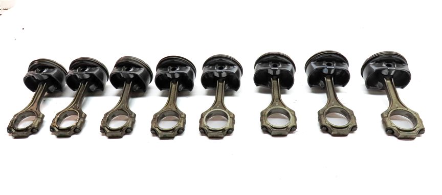 Thumbnail 5: 07-15 MERCEDES C CL E ML S CLK CLS R 6.3L AMG PISTON & CONNECTING ROD SET/8
