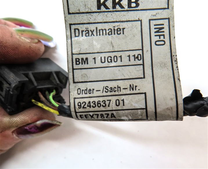 Thumbnail 4: 2012 BMW X3 (F25) REAR PARK ASSIST PDC DISTANCE CONTROL SENSOR SET/4 (White)