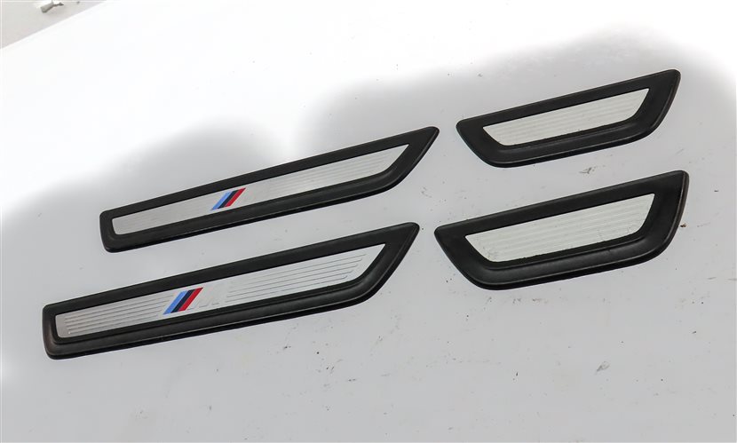 Thumbnail 2: 2012 BMW X3 (F25) FRONT/REAR LEFT/RIGHT DOOR SILL SCUFF TRIM PLATE SET/4