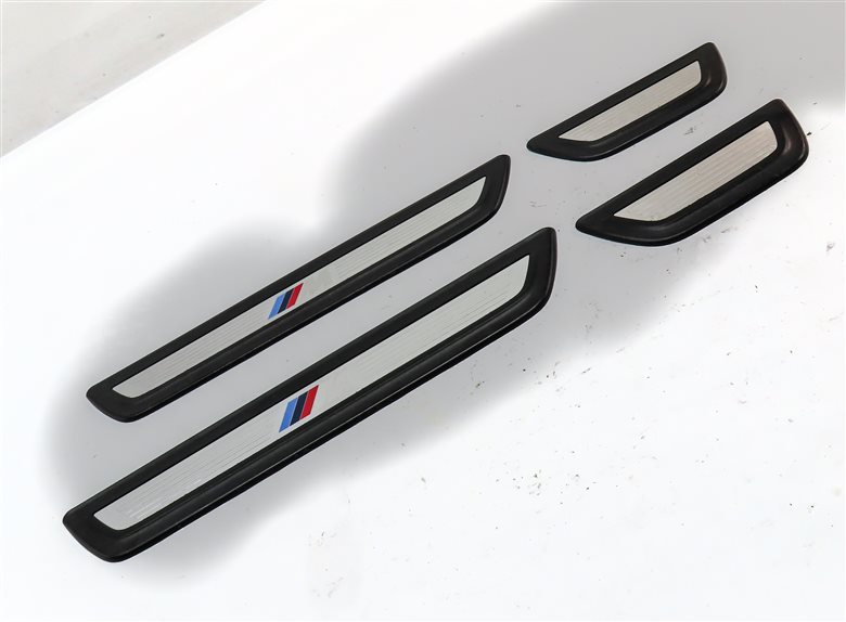 Thumbnail 3: 2012 BMW X3 (F25) FRONT/REAR LEFT/RIGHT DOOR SILL SCUFF TRIM PLATE SET/4