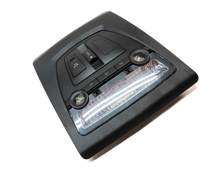 Thumbnail 3: 2012 BMW X3 (F25) FRONT INTERIOR DOME LIGHT LAMP w/ SUNROOF SWITCHES (Black)