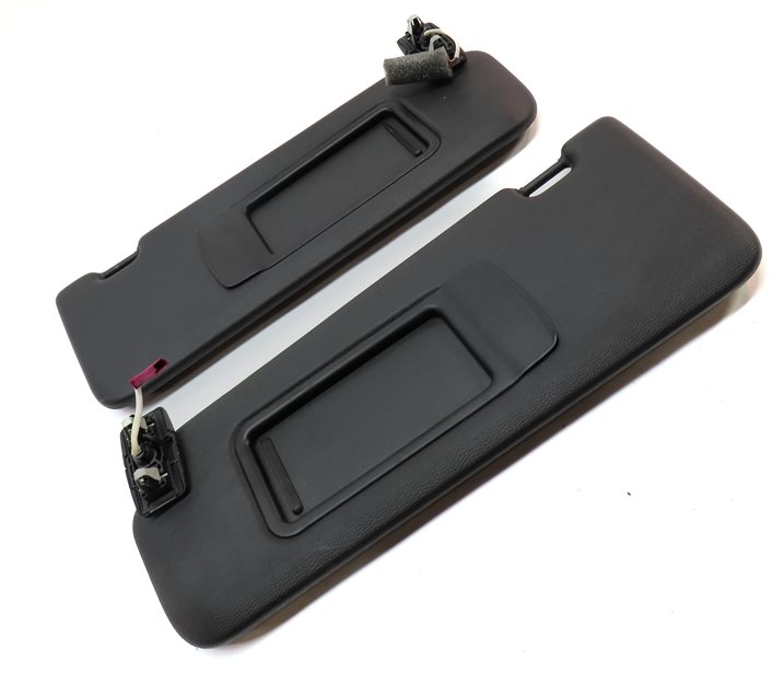 Thumbnail 3: 2011-2018 BMW X3 X4 (F25 F26) FRONT LEFT & RIGHT SUNVISOR SHADE SET (Black)