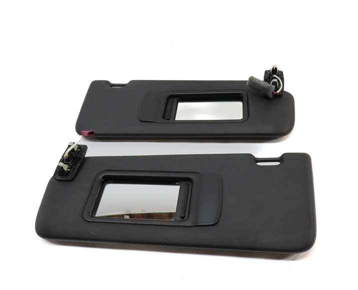 Thumbnail 4: 2011-2018 BMW X3 X4 (F25 F26) FRONT LEFT & RIGHT SUNVISOR SHADE SET (Black)