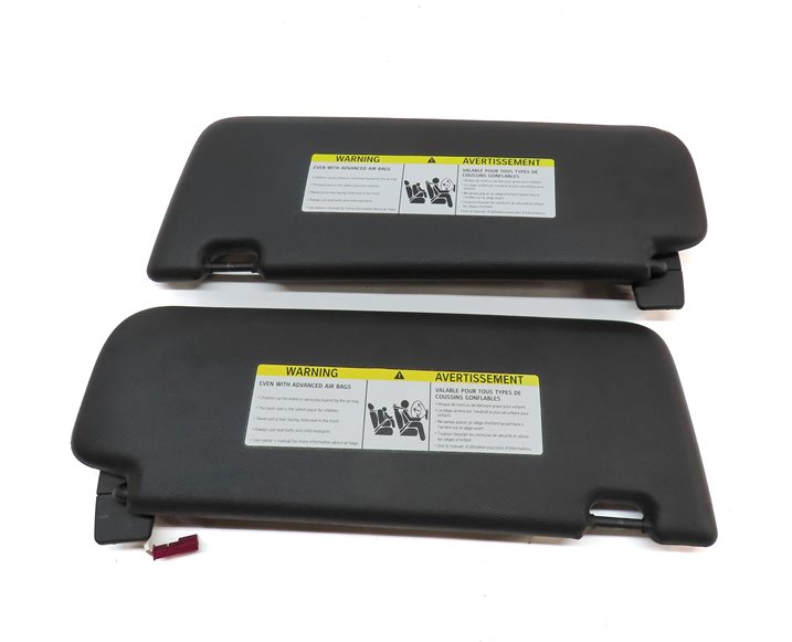 Thumbnail 5: 2011-2018 BMW X3 X4 (F25 F26) FRONT LEFT & RIGHT SUNVISOR SHADE SET (Black)