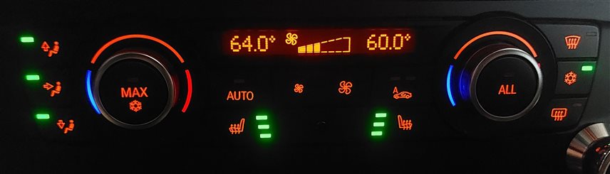 Thumbnail 2: 2012 BMW X3 (F25) FRONT HEAT AIR AC HVAC CLIMATE RADIO CONTROL PANEL