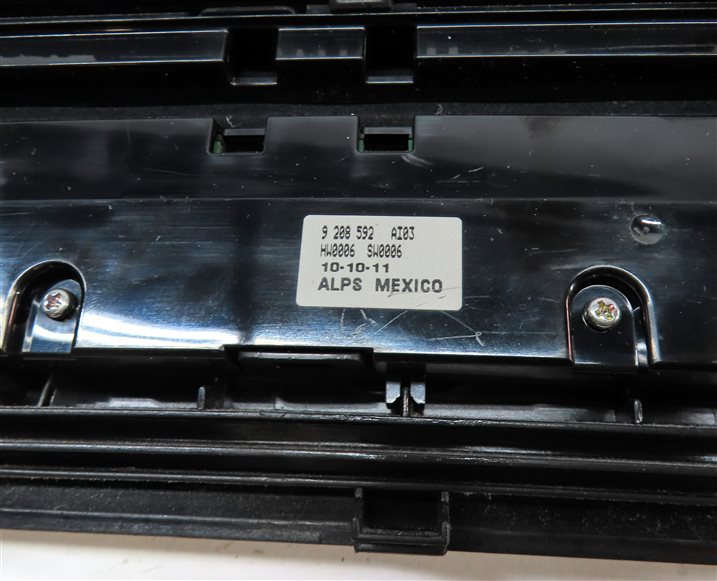 Thumbnail 7: 2012 BMW X3 (F25) FRONT HEAT AIR AC HVAC CLIMATE RADIO CONTROL PANEL