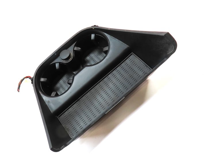 Thumbnail 3: 2012 BMW X3 (F25) FRONT CENTER CONSOLE DUAL CUPHOLDER COMPARTMENT ASSEMBLY