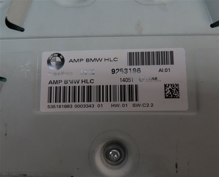 Thumbnail 6: 2011-2014 BMW X3 (F25) RADIO STEREO HiFi AUDIO AMP AMPLIFIER (LEAR)