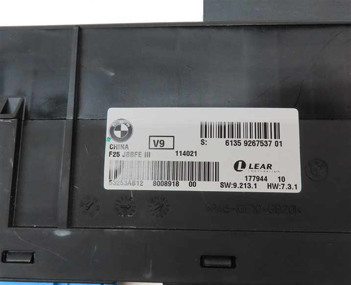 Thumbnail 7: 2011-2014 BMW X3 (F25) MAIN PRIMARY BODY CONTROL MODULE COMPUTER