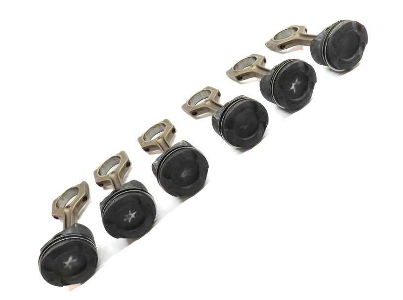 Thumbnail 4: 2010-2014 BMW 1/3/4/5/6/7/X1/X3/X5/X6 3.0L N55 TURBO ENGINE PISTON & ROD SET 6