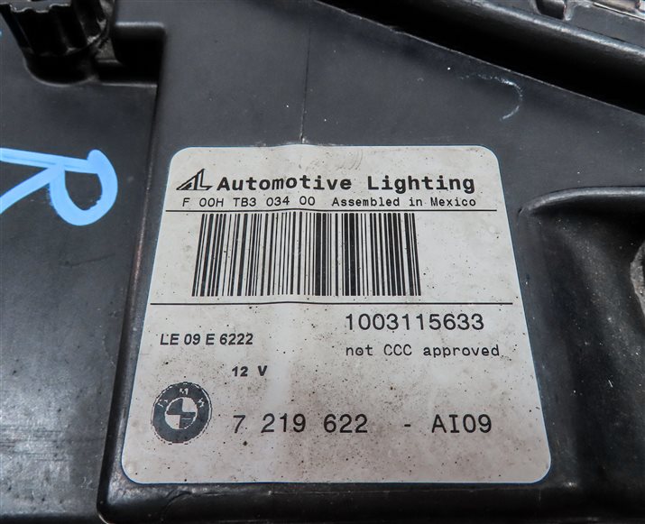 Thumbnail 8: 11-14 BMW X3 (F25) FRONT RIGHT PASSENGER HID XENON ADAPTIVE HEADLIGHT LIGHT LAMP