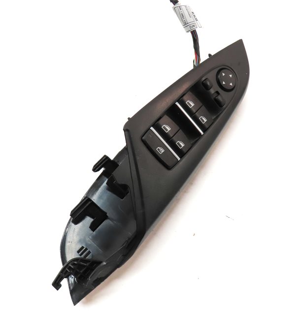 Thumbnail 1: 2012 BMW X3 (F25) FRONT LEFT DRIVER MASTER WINDOW SWITCH w/PFOLD w/TRIM (BLACK)