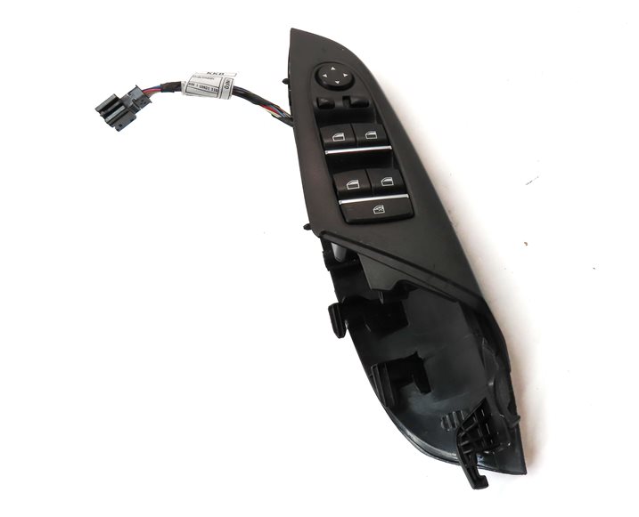 Thumbnail 3: 2012 BMW X3 (F25) FRONT LEFT DRIVER MASTER WINDOW SWITCH w/PFOLD w/TRIM (BLACK)