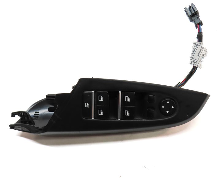 Thumbnail 4: 2012 BMW X3 (F25) FRONT LEFT DRIVER MASTER WINDOW SWITCH w/PFOLD w/TRIM (BLACK)