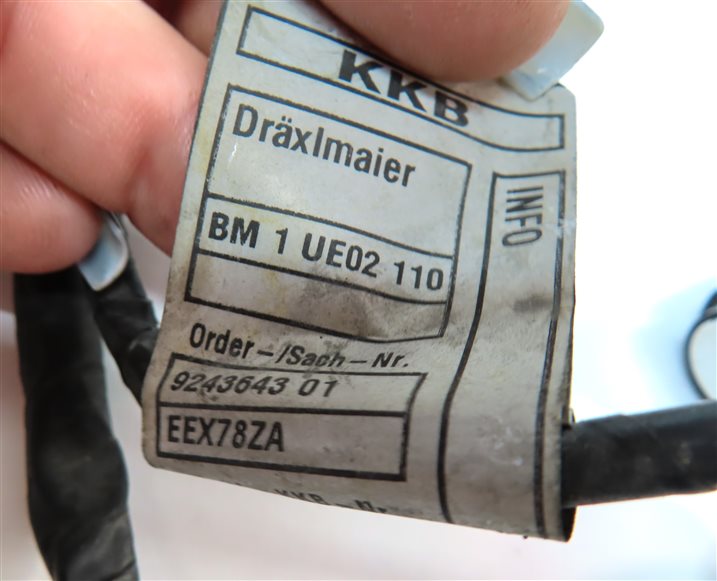 Thumbnail 5: 2012 BMW X3 (F25) FRONT PARK ASSIST PDC DISTANCE CONTROL SENSOR SET/4 (White)