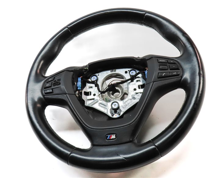 Thumbnail 2: 11-15 BMW X3 X4 F25 F26 LEFT DRIVER M SPORT STEERING WHEEL w/PADDLES  (Black)