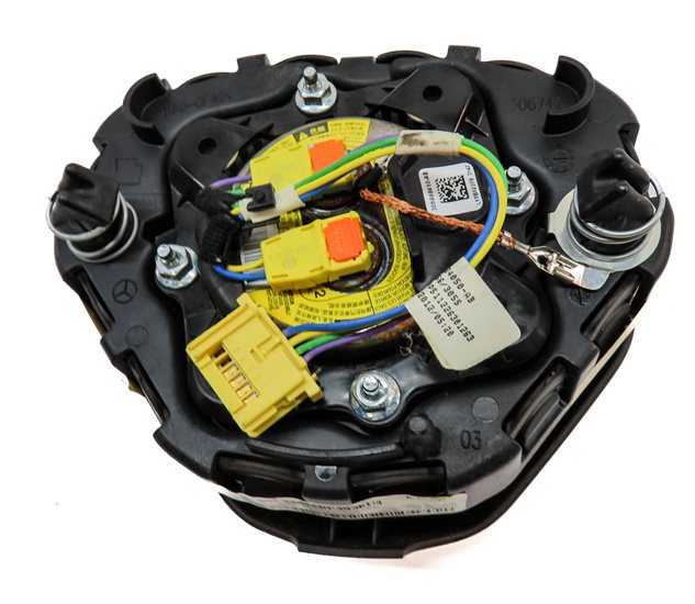 Thumbnail 5: 13-15 MERCEDES C250 C300 C350 C63 (W204) STEERING WHEEL AIRBAG AIR BAG (Brown)