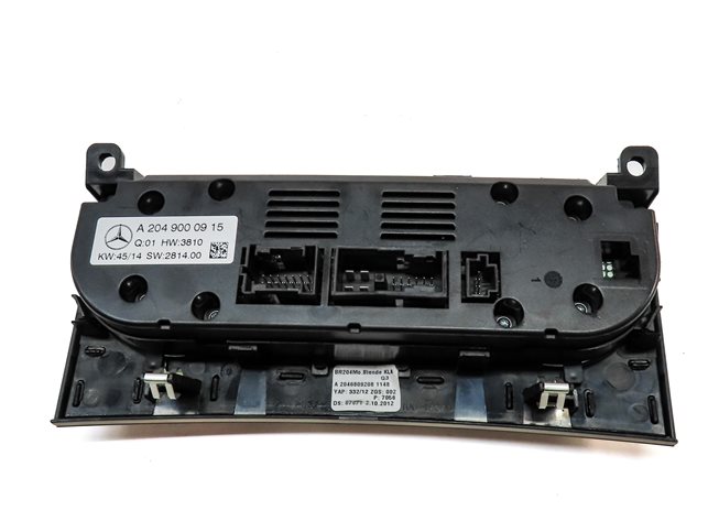 Thumbnail 5: 2013-2015 MERCEDES C GLK CLASS (W204 X204) FRONT HEATER A/C TEMPERATURE CONTROL