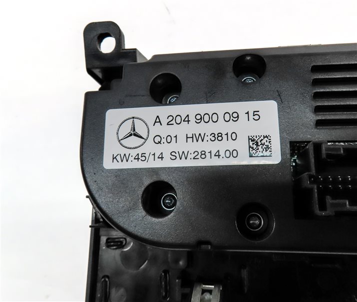 Thumbnail 6: 2013-2015 MERCEDES C GLK CLASS (W204 X204) FRONT HEATER A/C TEMPERATURE CONTROL