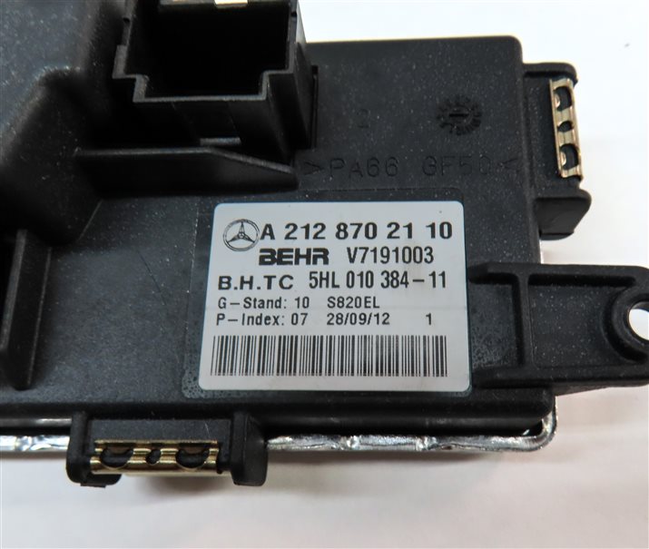 Thumbnail 6: 2013 MERCEDES C250 (W204) FRONT HEAT AIR AC HVAC BLOWER MOTOR RESISTOR MODULE