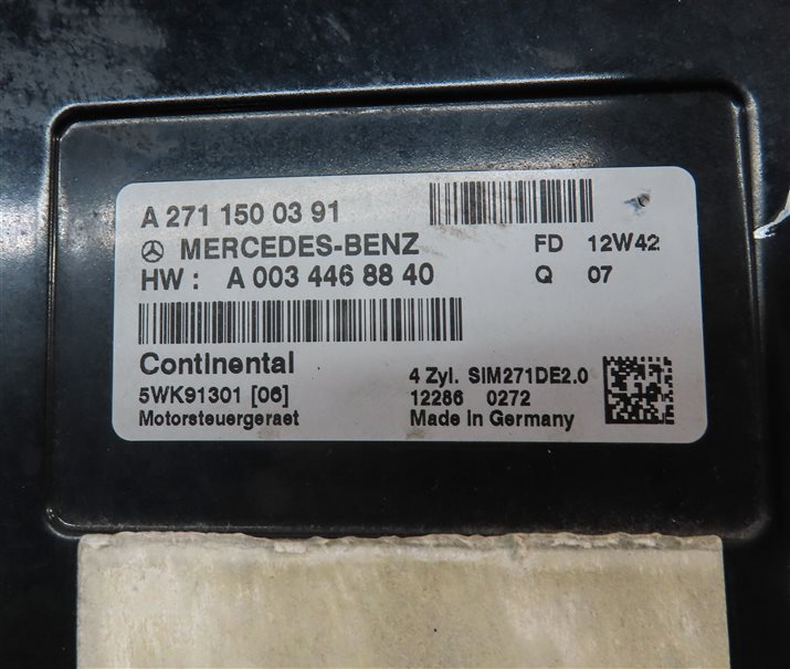Thumbnail 6: 2012-2015 MERCEDES C250 SLK250 (R172 W204) 1.8L TURBO M271 ENGINE CONTROL MODULE